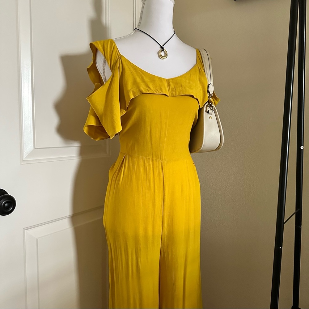 S/W/F Boutique Yellow Jumpsuit View 4